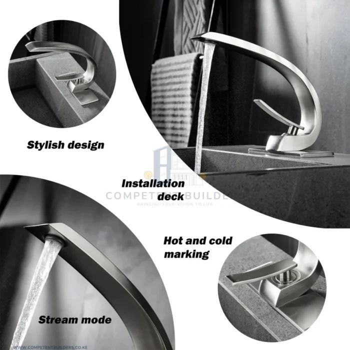 Aquacubic Stylish Mixer Basin Tap - Image 2