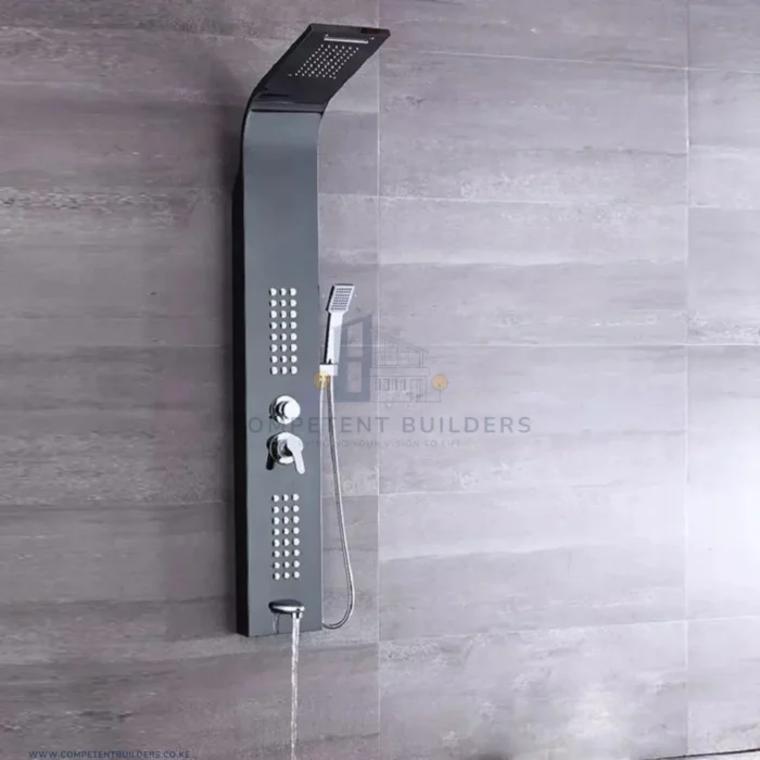 Black Stainless Steel Shower Panel