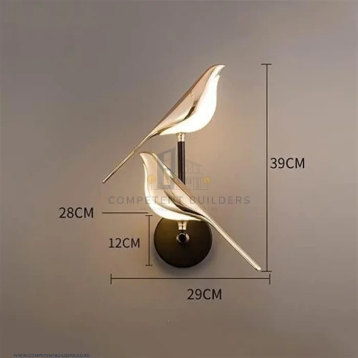 Doves Sitting Bird Wall Sconces Light - Image 3
