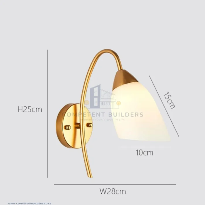 Gold Wall Sconce Light Fixture - Image 4