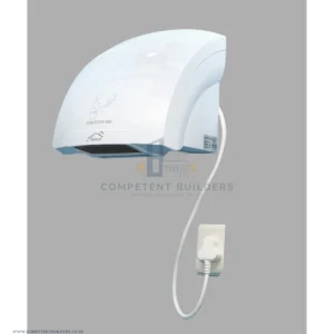 Hand-dryer-–-ABS-White-plastic-low-noise-220V-1
