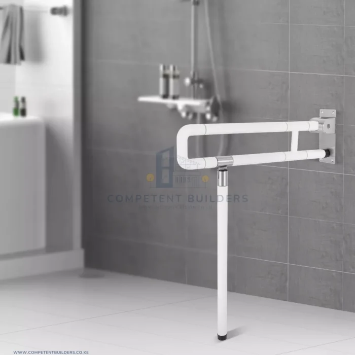 Heavy Duty U - Shaped Bathroom Handrail With Stand - Image 2