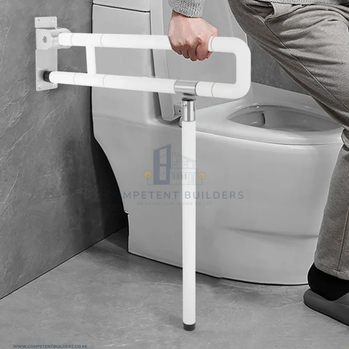 Heavy Duty U - Shaped Bathroom Handrail With Stand - Image 3