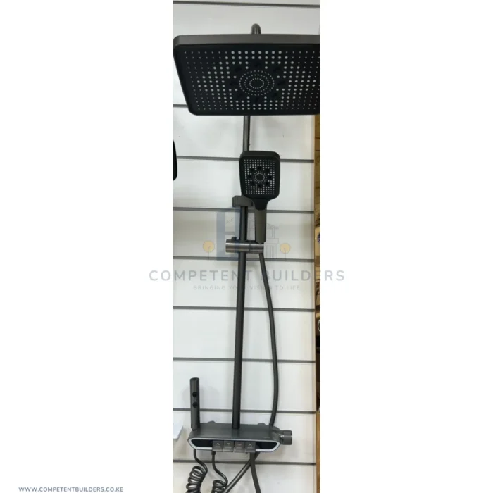 Hyshin Piano Shower Set with LED Monitor & Temperature Sensor