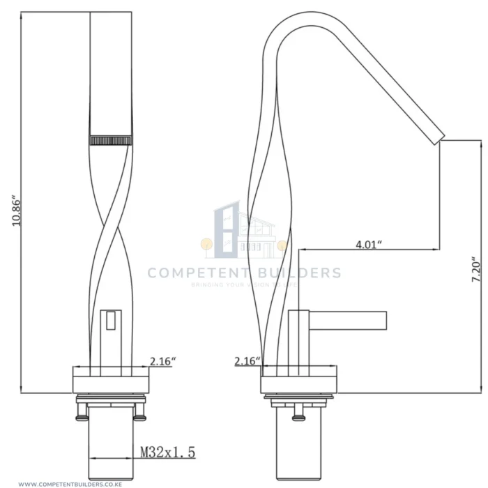 Modern Bathroom Sink Faucet Tap - Image 4