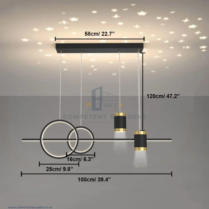 Modern Dining Table Pendant Lamp Chandelier - Image 4
