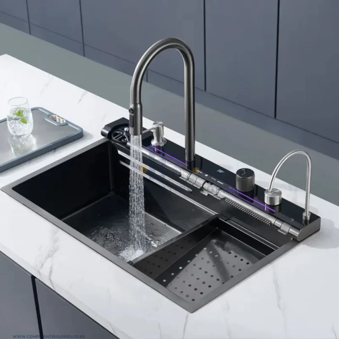 Modern Multi Function Stainless Steel Kitchen Sink - Image 2