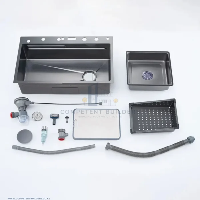 Modern Multi Function Stainless Steel Kitchen Sink - Image 5