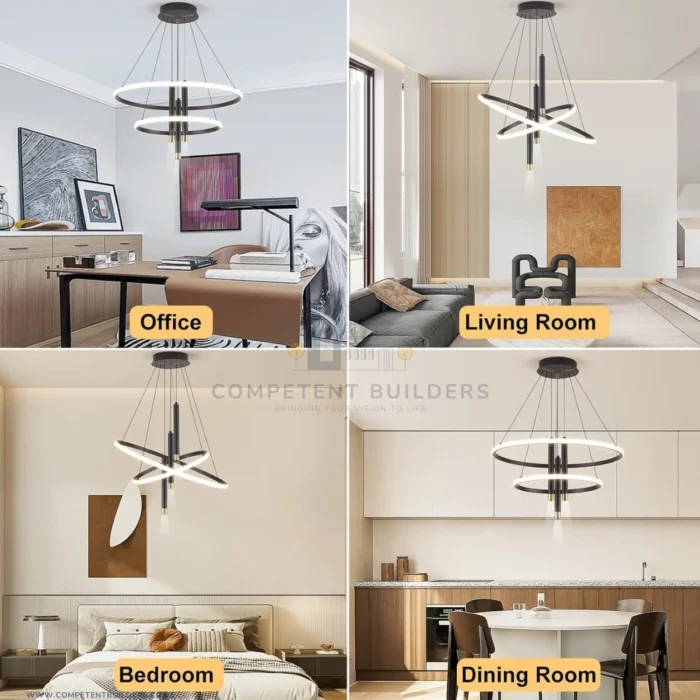 Modern Pendant Chandelier Ceiling Light - Image 4