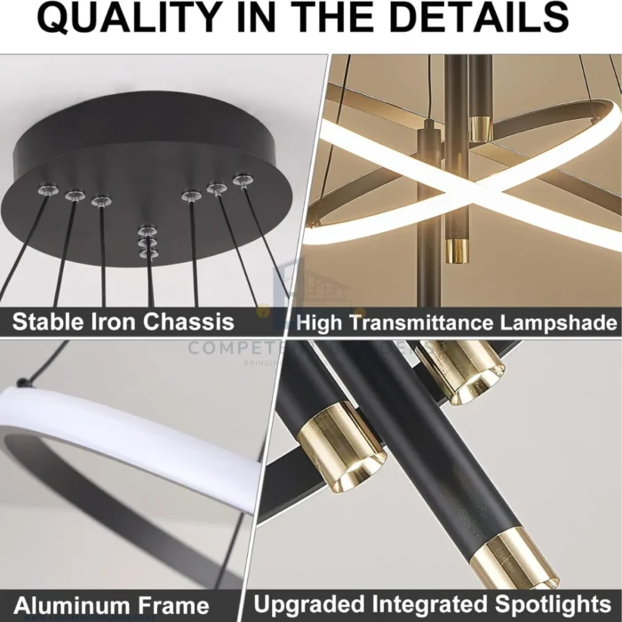 Modern Pendant Chandelier Ceiling Light - Image 5