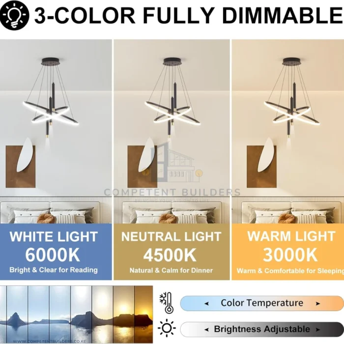 Modern Pendant Chandelier Ceiling Light - Image 6