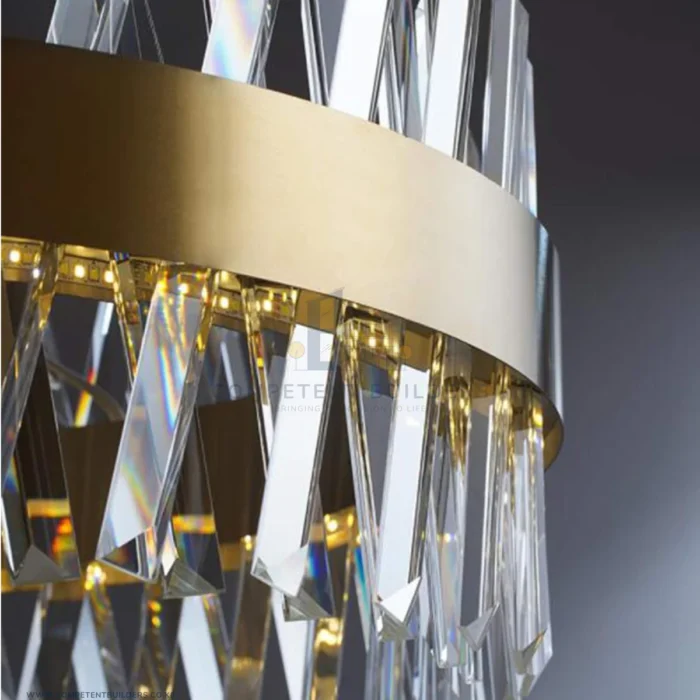 Oval Crystal Chandelier Ceiling Light - Image 5
