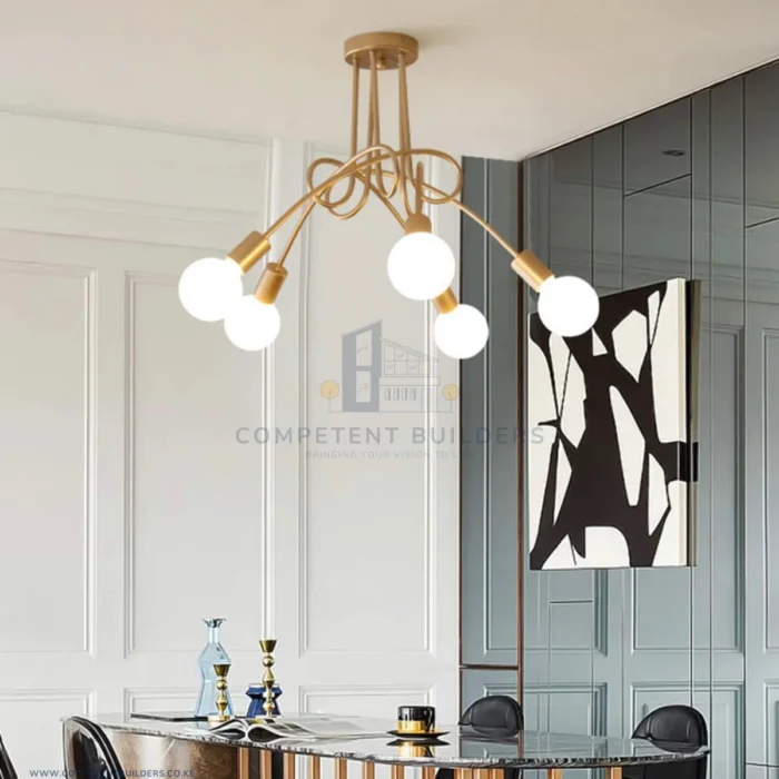 Retro Metal Ceiling Pendant Chendelier Light - Image 3