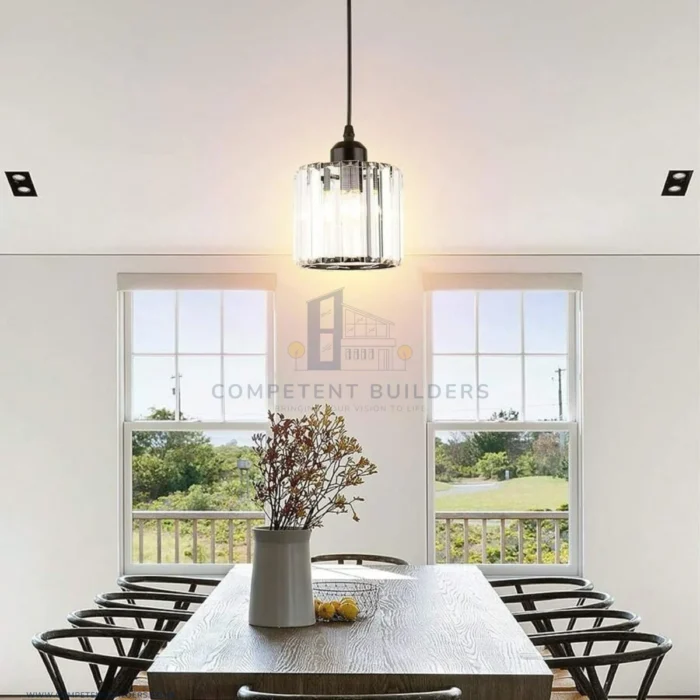 Single Light Glass Pendant Light - Image 6