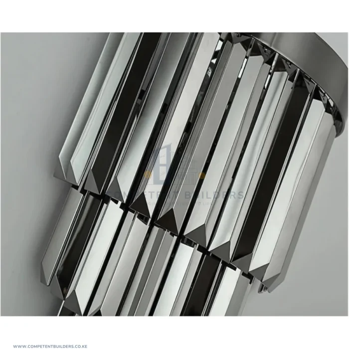 Smoky Black Gold K9 Crystal Wall Sconce Lamp - Image 4