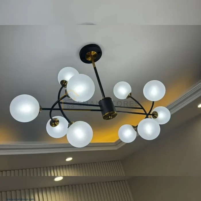 10 Balls Modern Chandelier