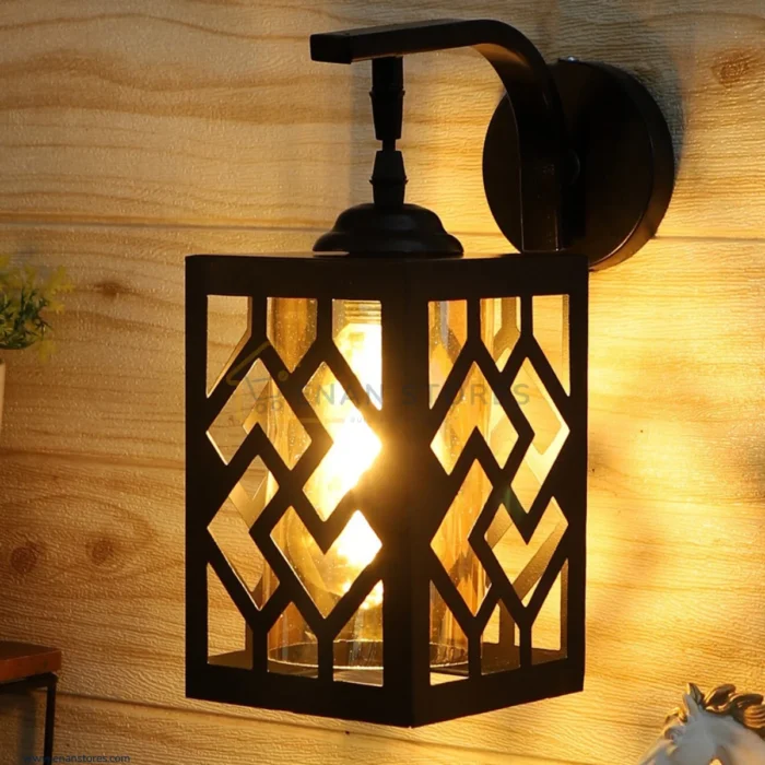 Black Wall Light