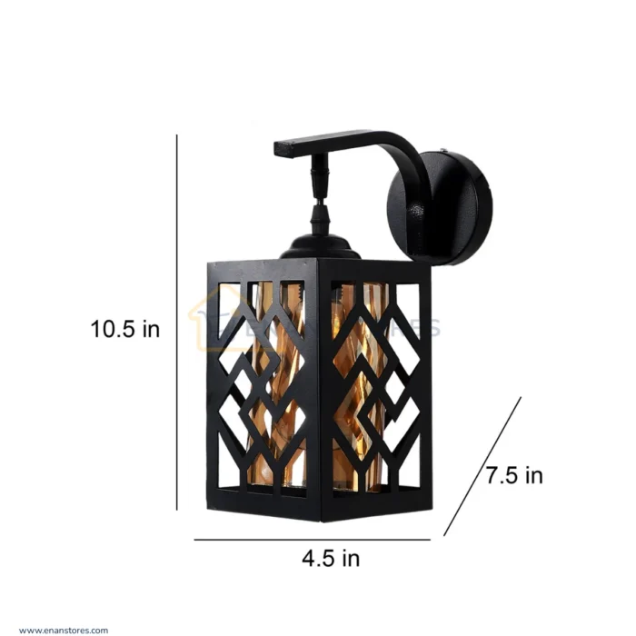 Black Wall Light